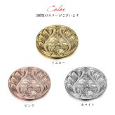 グリーンマーカー ゴルフマーカー ラウンド 丸 名入れ刻印無料 誕生石入れ 真鍮 還暦祝 強力ネオジウム磁石 オリジナル ハワイアンジュエリー BY THE SEA バイザシー 彼氏 夫 男性 メンズ 誕生日 プレゼント ハロウィン 【品番：GOLF-M-BR-1】