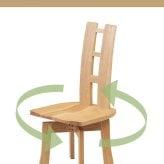 ダイニング家具 回転チェア おしゃれ 椅子 イス 無垢 タモ ダイニング 家具 国産 モダン 和風 北欧スタイル リビング 食卓 レストラン カフェインテリア ナチュラル チェアのみ