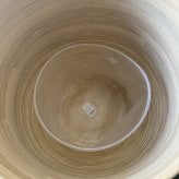 鉢カバー おしゃれ 大型 14号 11号 L M サイズ 植木鉢 KONTON コントン アルマ ユー 丸型 ラウンド 竹 バンブー 室内 屋内 高級 北欧 モダン ナチュラル 観葉植物用 シンボルツリー サボテン 多肉植物 特大 玄関 プランター 底穴なし