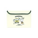 スヌーピー フタ付き折りたたみ収納ＢＯＸ(Schoolfriend) Preppystyle schoolbus SNOOPY