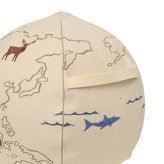 ferm LIVING ファームリビング 地球儀のクッション 直径50cm The World Pouf  ワールドプフ 北欧 クッションおしゃれ 正規品 北欧雑貨 インテリア リビング 子供 大人 かわいい