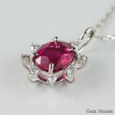 上質 ルビー 1.121ct ダイヤモンド 0.11ct ネックレス ペンダント プラチナ Pt900 850 ルビーネックレス 一粒 レディース シンプル 可愛い 赤 レッド  Drops