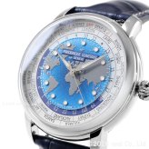 フレデリック・コンスタント FREDERIQUE CONSTANT クラシック ワールドタイマー マニュファクチュール FC-719BLW3H6 腕時計 自動巻き メンズ
