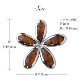 ハワイアンジュエリー コアウッド ネックレス 刻印 無料 コアウッド プルメリア Mサイズ シルバー925 ロジウムコーティング ギフトラッピング可能 チェーン 長さ選べる aumakua メンズ レディース 誕生日 プレゼント ハロウィン 【品番：CG-033-61-03】
