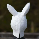 うさぎマスク うさぎ お面 ウサギ 仮面 マスク ハロウィン コスプレ 仮装 動物 アニマルマスク かぶりもの 被り物 大人用 フリーサイズ パーティー イベント 学園祭 文化祭 撮影 小道具