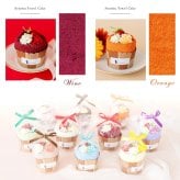 タオル ギフト 泉州タオル プチシリーズ プチギフト マフィン 単品　7個セット　20個セット　 ハンカチ 出産祝い かわいい お返し プレゼント ハンドタオル 花 花束 日本製 退職祝い 送別会 法人 お見舞い お誕生日 結婚祝い セット 販売 定年 卒業 おしゃれ お中元