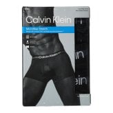 カルバンクライン：BRUSHED MICRO ローライズボクサーパンツ 3PK (ブラック)[ボクサーパンツ/ 男性下着/ メンズインナー/人気ブランド/おすすめギフト/誕生日プレゼント/メンズファッション]