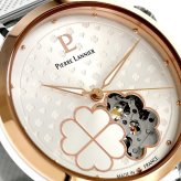 ピエールラニエ エスペランサ 自動巻き 腕時計 ブランド レディース オープンハート Pierre Lannier P146H721 アナログ ホワイト 白