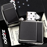 ZIPPO アーマー ジッポ ライター サテン＆ミラー スタンダード 彫刻 両面加工 ブラック かっこいい ギフト 重厚 動画有り シンプル おしゃれ 高級 メンズ プレゼント
