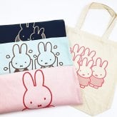 ミッフィー miffy トートバッグ ミズアソビ ライトブルー カラフルシリーズ