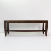 ダイニングベンチ リモ パイン材 天然木 幅115cm・幅40cm ナチュラル・ダークブラウン・ホワイト W115xD32xH43.2cm ベンチ 長椅子 食卓椅子 ダイニング 木製 ナチュラル ダークブラウン ホワイト おしゃれ