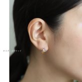 ハワイアンジュエリー ピアス ココナッツ シルバー925 ロジウムコーティング コアウッド 天然ラリマー 選べる キャッチ 20G aumakua 夏 サマー 【品番：049-62-01】