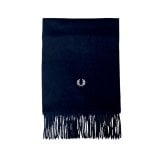 フレッドペリー FRED PERRY マフラー Plain Woven Scarf c3320-608 ユニセックス NAVY ネイビー