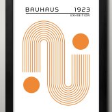 日本製 バウハウス BAUHAUS A3 サイズ ポスター アート おしゃれ 絵画 インテリア 北欧 イラスト マット紙 艶消し アートパネル 額 フレーム デザイン 壁掛け ギフト 新築祝い ディスプレイ  速達 送料無料