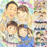 結婚記念日のお祝いに、大切な人に似顔絵を贈りませんか。 ウェルカムボード 似顔絵 贈り物 ギフト 名入れ プレゼント 手描き 結婚記念日 ウェルカムボード 記念 挙式 お祝い 家族 カップル 同僚 友達 友人 修正無料 名入れ 下書き確認 実績多数 宝物 似てる 親孝行 結婚式 一生もの 宝物 ウェディング 贈答品 応援 古希祝い お祝い返し 感謝 大人数 ホワイトデー オーダーメイド 還暦祝い