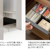 サイドテーブル ソファサイドテーブル ナイトテーブル サイドラックテーブル ガラス天板 小物収納 かわいい おしゃれ 木製 コレクションケース アクセサリー 収納 高級 白 Proprio［プロプリオ］ 新築祝い 引越し祝い