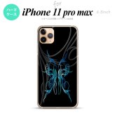 iPhone11ProMax iPhone11pro max スマホケース ハードケース ピンスト 黒 青 メンズ レディース nk-i11pm-1242
