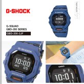 G-SHOCK Gショック G-SQUAD ジースクワッド GBD-200シリーズ GBD-200-2JF メンズ 腕時計 Bluetooth デジタル ブルー 青 CASIO カシオ