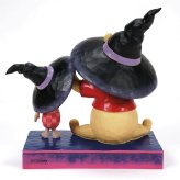 プー & ピグレット ウィッチハット 15.3cm くまのプーさん ハロウィン | ディズニー トラディションズ ジムショア グッズ フィギュア 人形 置物 彫刻 Jim Shore 正規輸入品