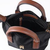高品質ヨーロッパ輸入モデル トミーヒルフィガー TOMMY HILFIGER トートバッグ ミニトート ミニショルダー POPETTE MICRO レディース ブラック AW0AW18368 BDS BLACK 送別会 誕生日 結婚祝い 結婚式 彼氏 息子 夫 男性 名刺入れ 高級 父の日 母の日 即日発送