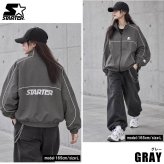STARTER スターター スタンドブルゾン レディース メンズ sbm-6253トラックジャケット ナイロン タスラン メッシュ裏地 パイピング ワッペン ロゴ 刺繍 ジップアップ オーバーサイズ ストリート ヒップホップ ダンス M L XL 2026FW Karlas