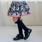 Rora 子供服 通販 キッズスカート チュチュスカート ピアノ発表会 結婚式フォーマル 卒園式入学式 フォーマル ウエストゴム フレアスカート ボリュームスカート チュールスカート アンティーク調 ガーリーレトロ ふんわり可愛い お出かけ着 小学生