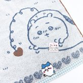 ちいかわ チョコ フェイスタオル (ブルー)