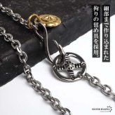 ステンレス フェザーネックレス インディアンジュエリー ペンダントネックレス メンズネックレス シルバー ゴールド 太角 あずきチェーン 細身 羽根 イーグル 精巧 立体的 男性 金属アレルギー対応