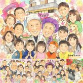 創業のお祝いに、感謝の気持ちを似顔絵で伝えませんか。 似顔絵 プレゼント 創立記念 ギフト 手描き 贈り物 名入れ 創業 周年 記念 お祝い 創立 大人数 社員 取引先 同僚 社長 名入れ 下書き確認 修正無料 サプライズ 一生もの そっくり 喜ばれる 歴史 宝物 創業記念 周年 色紙 喜寿祝い 卒寿祝い 感謝 還暦祝い 引っ越し 同窓会 ホワイトデー お祝い返し 長寿祝い メモリアルギフト