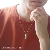 ハワイアンジュエリー ネックレス シルバー マイレリーフ シルバー ネックレス 刻印 無料 誕生石入れ可 Lサイズ シルバー925 ギフトラッピング可能 メンズ レディース 誕生日 プレゼント ハロウィン 【品番：CG-SP11009】
