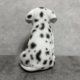 犬の置物 woobia ウービア お座りダルメシアン 子犬 リアル動物オーナメント 高さ12cm 青い瞳 イギリス職人手彩色 玄関 リビング 棚 インテリア 犬好き 誕生日 新築祝い 記念日 お祝い ギフト プレゼント かわいい