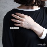 ステンレス スクエアカット エタニティリング ストーンリング 細身 キラキラ ゴールド 4色 指輪 お洒落 シンプル ラグジュアリー 長方形 シャープ 細め 重ね付け つけっぱなし デイリー レディース 女性 金属アレルギー対応