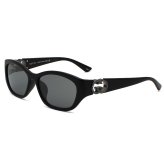 グッチ GUCCI サングラス アジアンフィット アイウェア UVカット スクエア GG1826SK-004 メンズ レディース ユニセックス ブラック+グレー 国内正規品