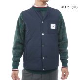 トミーヒルフィガー ゴルフ メンズ ノーカラー 中綿ベスト TOMMY HILFIGER THMA674 2026年秋冬モデル お誕生日祝い お祝い 記念品 お父さん 父の日 彼氏 男性 30代 40代 50代 60代  還暦祝い 敬老の日 人気プレゼント プレゼント