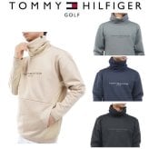 トミーヒルフィガー ゴルフ メンズ ネックウォーマー付 スウェット TOMMY HILFIGER THMA678 2026年秋冬モデル お誕生日祝い お祝い 記念品 お父さん 父の日 彼氏 男性 30代 40代 50代 60代  還暦祝い 敬老の日 人気プレゼント プレゼント