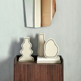 ferm LIVING ファームリビング 二次元アートの不思議な花瓶 ペーストベース  Slim 北欧花瓶 おしゃれ フラワーベース 雑貨 インテリア 陶器 プレゼント ギフト おすすめ 北欧雑貨 北欧インテリア インテリア雑貨