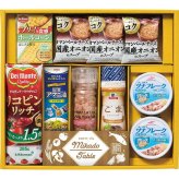 ミカドテーブル [26-2705-037] MKT-30 日清アマニ油 チーズオニオンスープ ごまドレッシング ヒマラヤピンク岩塩 トマトケチャップ コーン ツナ セット お返し 内祝い お祝い お歳暮 お中元 ギフト