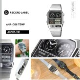 シチズン アナデジテンプ CITIZEN ANA-DIGI TEMP 復刻モデル 腕時計 メンズ レディース シルバー JG2101-78E