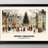 日本製 メリー クリスマス Xmas Christmas サンタクロース ビンテージイラスト A3 サイズ ポスター アート おしゃれ 絵画 インテリア 北欧 イラスト マット紙 艶消し アートパネル 額 フレーム デザイン 壁掛け ギフト 新築祝い ディスプレイ  速達 送料無料