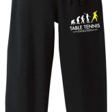 卓球 スウェットパンツ メンズ レディース キッズ 裏パイル スエット ルームウェア スポーツ ジャージ 綿100 長ズボン 名入れ おしゃれ 文字入れ無料 「卓球エボリューション」 アートワークスコウベ 【送料無料】