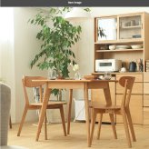 ダイニング家具 ダイニング3点セット ダイニングテーブルセット 幅80cm ダイニング テーブル チェア2脚 2人 おしゃれ ダイニングセット 3点セット 木製 無垢 北欧 オーク 天然木 正方形 2人用 二人用 2人掛け ナチュラル