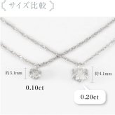 プラチナダイヤ ペンダントネックレス 0.20カラットSI級良質ダイヤプチ 【送料無料】 【4月誕生石ダイヤ】 【レディース,激安,特価,通販】