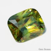 希少 スフェーン 6.374ct 高品質 アップルグリーン  ルース 宝石 裸石 大粒 イエロー グリーン ジュエリー オリジナル 制作 コレクション 記念 お守り 誕生日 プレゼント