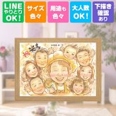 誕生日のギフトに、似顔絵ギフトが選ばれています。 米寿祝い プレゼント 似顔絵 手描き ギフト 名入れ 贈り物 誕生日 お祝い 記念日 長寿 大人数 ご両親 孫 祖父母 下書き確認 修正無料 名入れ そっくり かわいい 宝物 サプライズ 宝物 傘寿 88歳 米寿祝い メモリアル 快気祝い 感動 傘寿祝い カラフル 感謝の品 色紙 初任給 百寿祝い 節目 お祝い返し ウェディングギフト 二次会