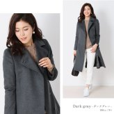 カシミヤ コート レディース カシミヤ100% ロングコート 着丈100cm テーラード ロング丈 ベルト付き 入学式 入園式 卒入学 通勤 グレージュ/キャメル/ダークグレー/ブラック カシミヤコート 秋 冬 卒業式 卒園式 ギフト プレゼント 6F (4515r)