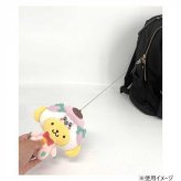 パスケース リール付き ポムポムプリン サンリオ SWIMMER コラボ ぬいぐるみ かぶりもの 定期入れ ICカードケース 小物入れ ポーチ キャラクター グッズ かわいい プレゼント サンリオ正規ライセンス品