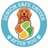 カーサイン 高齢者マーク SENIOR SAFE DRIVER アイリッシュセター ステッカー シール 直径13cm 肉球 日本製 車