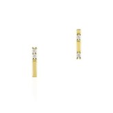 【無料ラッピング】  ヨンドシー 4℃ K10イエローゴールド ピアス シンセティック モアサナイト ブランド 正規品 新品 ギフト プレゼント 人気 おすすめ 誕生日 記念日 クリスマス 送料無料