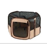 リッチェル たためる ペットサークル 75-75 ブラウン 折りたたみ サークル 犬用 猫用 超小型犬 小型犬 折り畳み ケージ ゲージ 持ち運び ポータブル キャリーバッグ付き ペット用品 お出かけ 旅行
