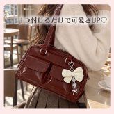 【seju セジュ アンバサダー】バッグチャーム ブランド 大人可愛い リボン ハート キラキラ ふわふわ ファー [ アプレベル バッグチャーム ] おしゃれ キーホルダー ストラップ かわいい 中学生 高校生 大学生 レディース ギフト 誕生日 クリスマス プレゼント